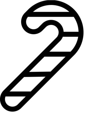 Uzay vektör resmini Noel şekeri simgesi ile kopyala