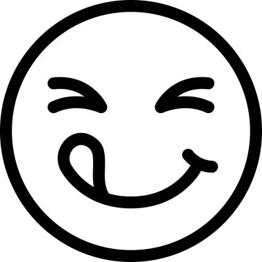 Maskot duygularının modern grafik çizimi Mutlu simge