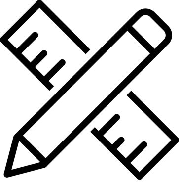 vektör illüstrasyon kalem, kalem 