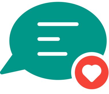  İleti yorum vektörü, illüstrasyon