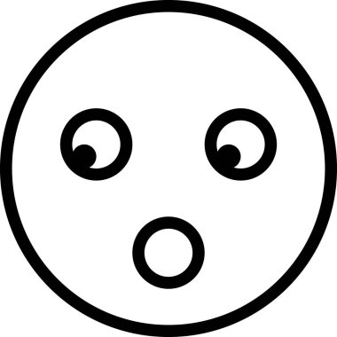 şaşırmış yüz avatarı, ifade duygu hali