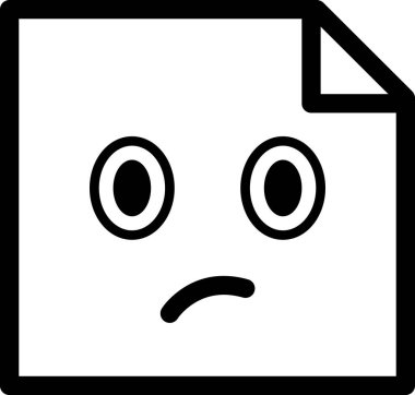 Beyaz arkaplanda izole edilmiş merak, vektör illüstrasyonu