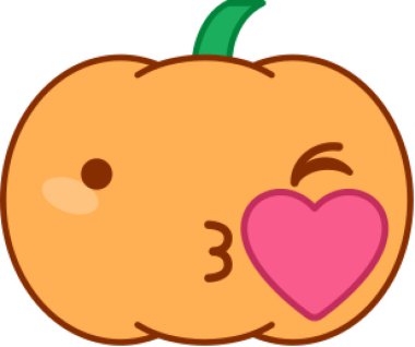 Maskot duygu öpücüğünün modern grafik çizimi