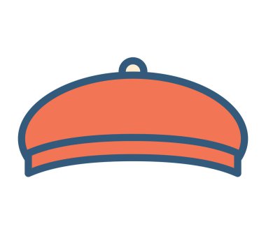 şık şapka vektör ilüstrasyonu 