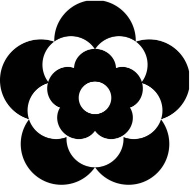 Çiçek yapraklarının basit illüstrasyonu 