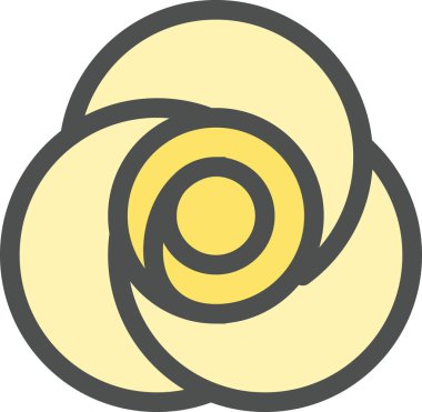 Gül yapraklarının güzel vektör çizimi 