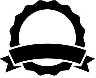 Ödül amblemi simgesi. vektör illüstrasyonu