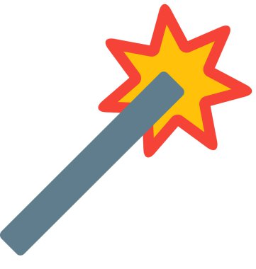 sihirli değnek web vektör resimleme arkaplanı 