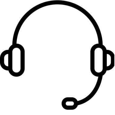 Beyaz arkaplanda izole edilmiş müzik simgesi, vektör illüstrasyonu