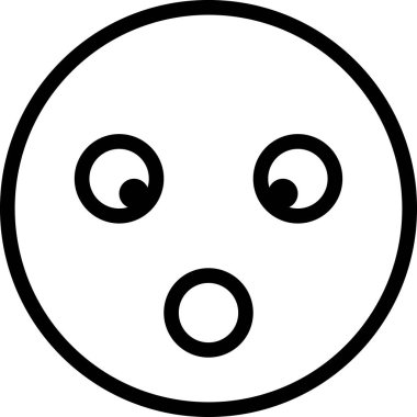 şaşırmış yüz avatarı, ifade duygu hali