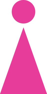 kız güzel vektör illüstrasyonu minimalistik 