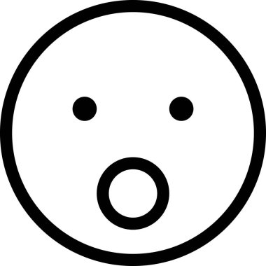 Maskot duygularının modern grafik çizimi ikonu şaşırttı