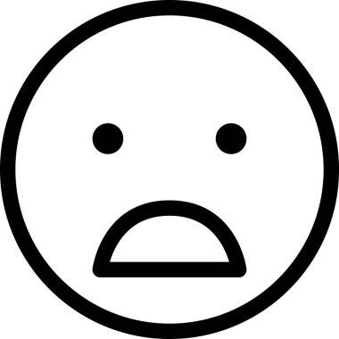 Maskot duygularının modern grafik çizimi hüzünlü simge