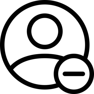 Simge, minimalist vektör illüstrasyonunu sil