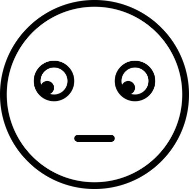 İfade yüz ifadesi duygu simgesi vektörü, soluk yüz yüz simgesi etiket notasında avatardır 