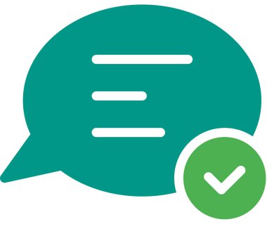  İleti yorum vektörü, illüstrasyon