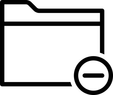 Beyaz arkaplanda izole edilmiş vektör illüstrasyonunu sil   