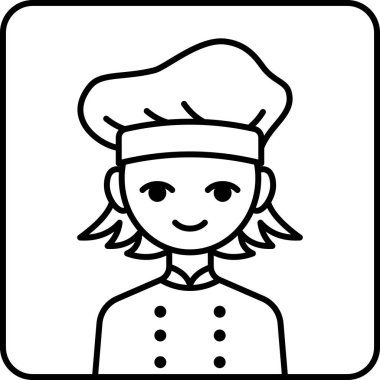 kız güzel vektör illüstrasyonu minimalistik 