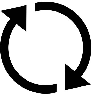 Renk eşzamanlama vektörü, illüstrasyon