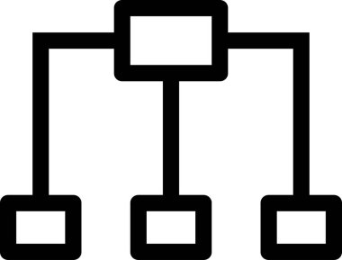 yapı simgesi, minimalist vektör illüstrasyonu