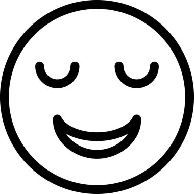 Maskot duygularının modern grafik çizimi Mutlu simge