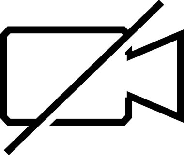 Kamera simgesi, Vektör düz biçim İllüstrasyon