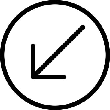 Beyaz arkaplanda izole edilmiş ok yönü, vektör illüstrasyonu