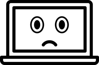  İfade duygu simgesi vektörü, üzgün sürpriz yüz avatarı