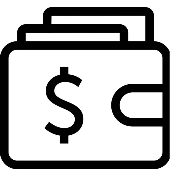 Vector Ilustración Signo Dinero Negocio Concepto Finanzas — Archivo Imágenes Vectoriales