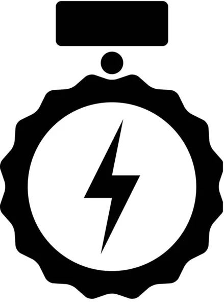 Award Emblem Icon Vector Illustration — Stock Vector