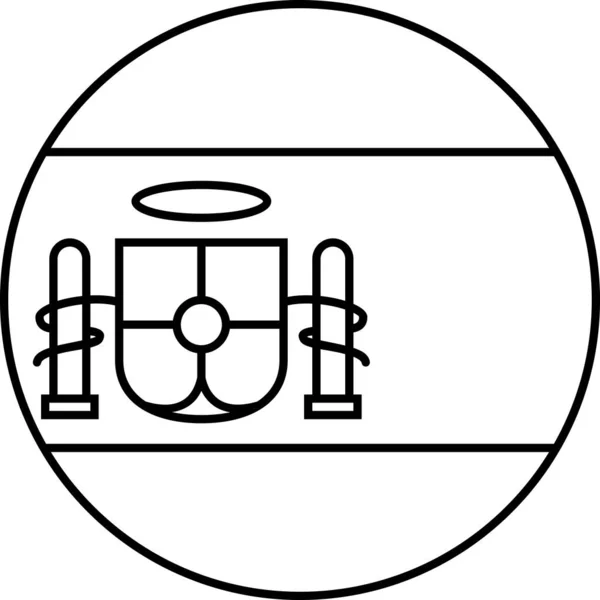 Bandiera Della Spagna Illustrazione Vettoriale — Vettoriale Stock