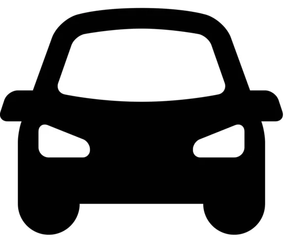 Car Flat Icon Vector Illustration — Stock Vector