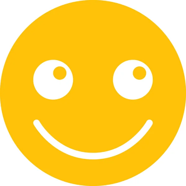 Expresión Cara Emoticono Vector Cara Feliz Avatar — Archivo Imágenes Vectoriales