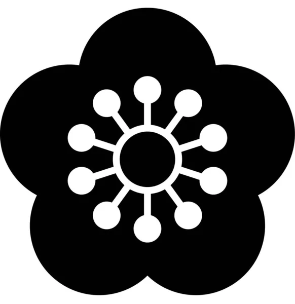 Απλή Διανυσματική Απεικόνιση Πέταλα Λουλουδιών — Διανυσματικό Αρχείο