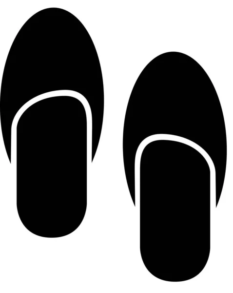 Ikona Obuwia Izolowana Białym Tle Ilustracja Wektora — Wektor stockowy