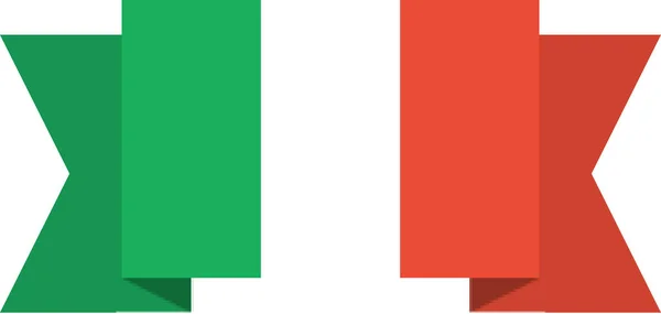 Vlag Van Italië Achtergrond Van Het Wereldvlaggenconcept — Stockvector