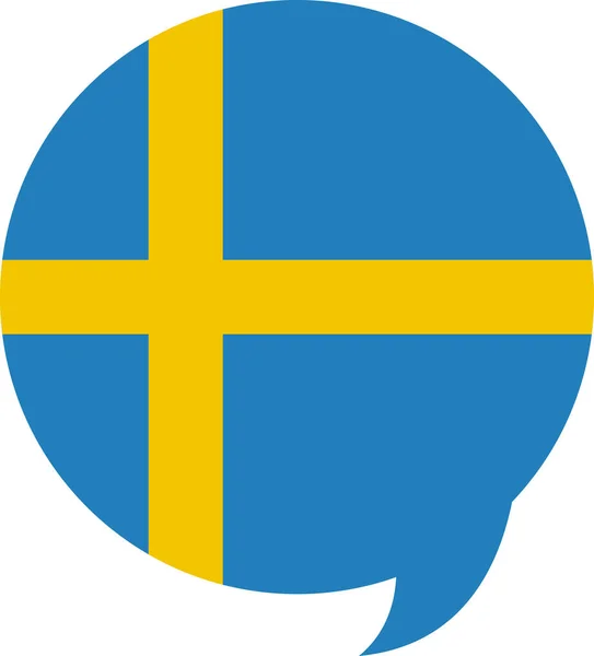Флаг Векторной Иллюстрации Швеции — стоковый вектор