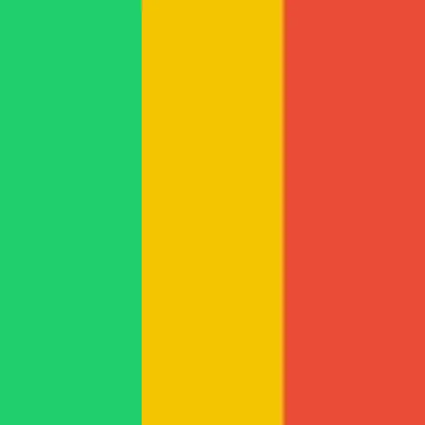 Vlag Van Mali Achtergrond Concept Wereldvlag — Stockvector