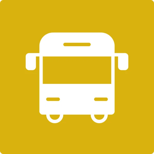Icona Del Bus Illustrazione Vettoriale — Vettoriale Stock