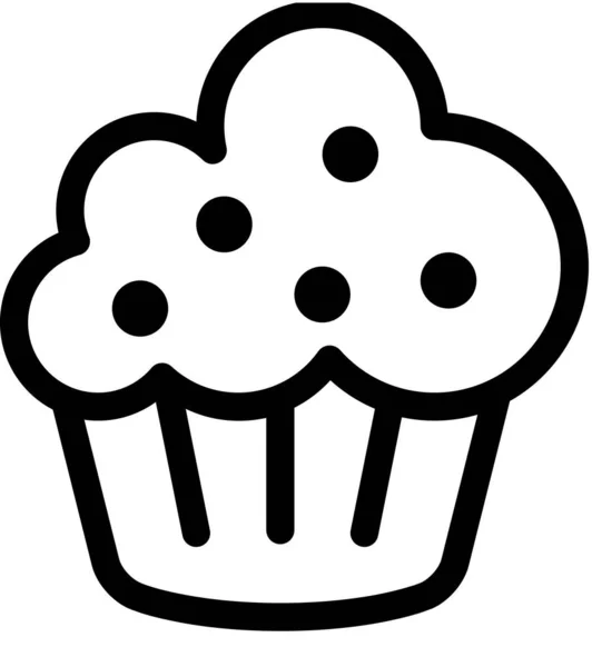 Köstliche Süße Kuchen Symbol Vektorillustration — Stockvektor