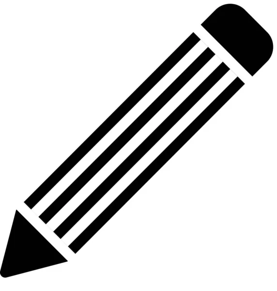 Illustration Vectorielle Écriture Stylo Crayon — Image vectorielle