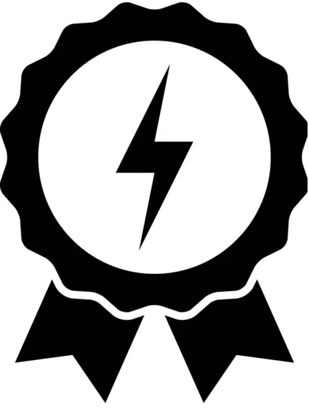 Award Emblem Icon Vector Illustration — Stock Vector