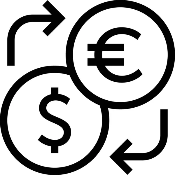 Vector Ilustración Signo Dinero Negocio Concepto Finanzas — Vector de stock