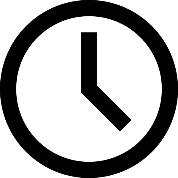 Relógio Tempo Cronograma Ilustração Vetorial —  Vetores de Stock