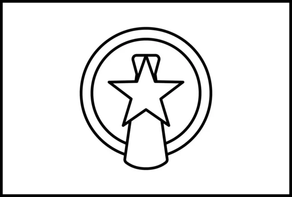 Flaga Marianów Północnych Płaska Ikona Ilustracja Wektora — Wektor stockowy