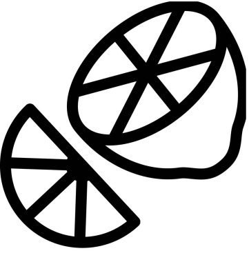 Turunçgil meyvesinin vektör çizimi