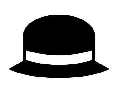 şık şapka vektör ilüstrasyonu 