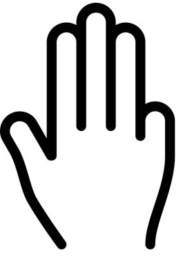 tap, el dokunuşu, parmak vektör çizimi