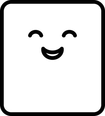 Rahatla avatar, emoticon konsept vektör çizimi