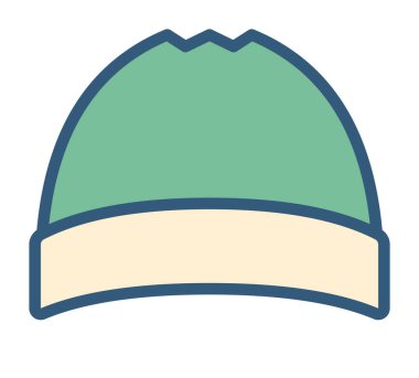 şık şapka vektör ilüstrasyonu 